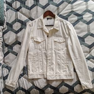 The Kooples white denim jacket Size M